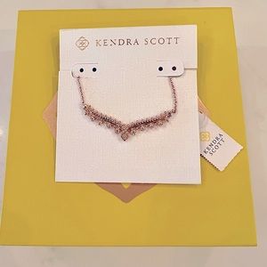 Kendra Scott Rose Gold Vern necklace
